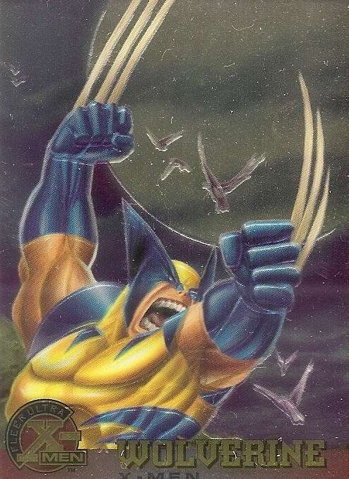 MARVEL FLEER ULTRA X-MEN 1996 - RARE COMPLETE 100 "CHROMIUM" BASE TRADING CARD SET