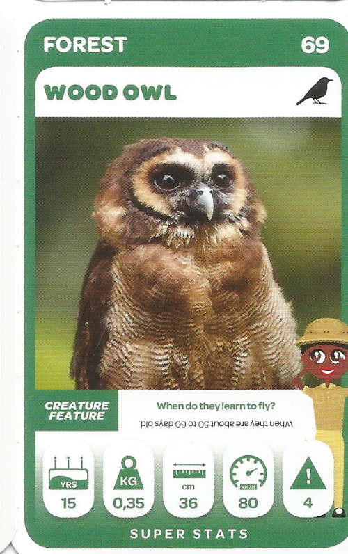 PICK n PAY "SOUTH AFRICAN SUPER ANIMALS" - TRADING CARD 69