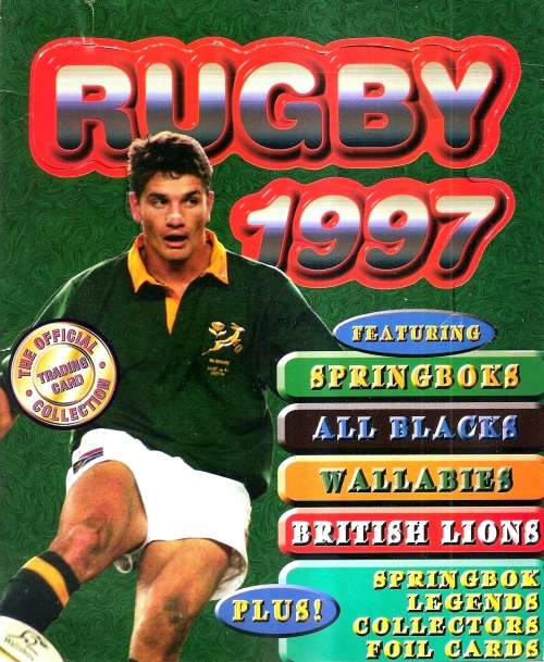 RUGBY CARD COLLECTION - PANINI 1997 - LOT of 8 "GOLD FOIL" RUGBY TRADING CARDS