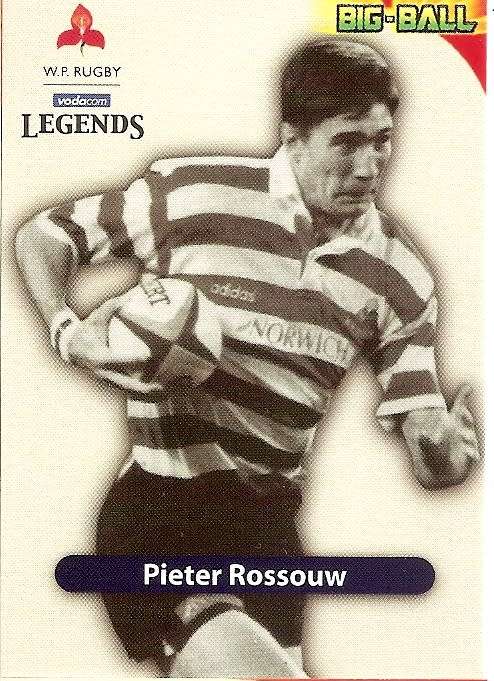 2010 BIG BALL RUGBY COLLECTION - PIETER ROSSOUW - LEGENDS (WP47)