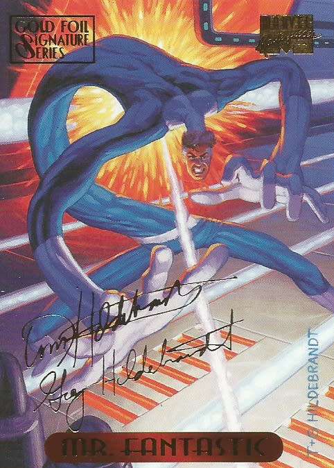 MARVEL MASTERPIESCES 1994 - LOT of 33 RARE "GOLD SIGNATURE" TRADING CARDS - LOT B