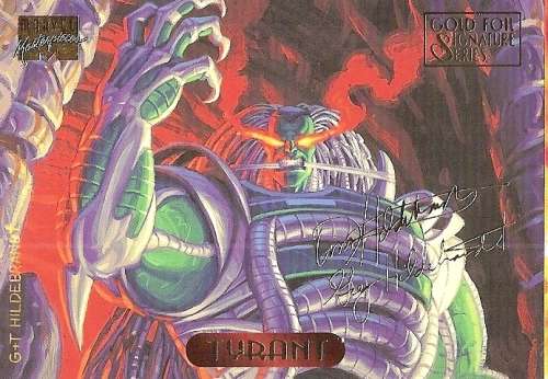 MARVEL MASTERPIESCES 1994 - LOT of 33 RARE "GOLD SIGNATURE" TRADING CARDS - LOT B