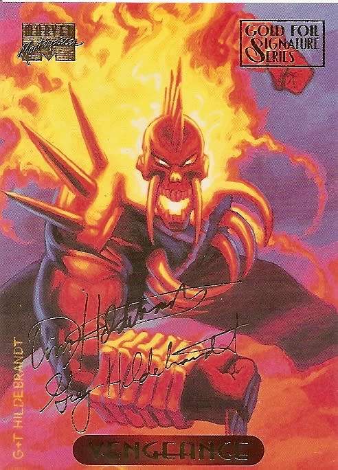 MARVEL MASTERPIESCES 1994 - LOT of 33 RARE "GOLD SIGNATURE" TRADING CARDS - LOT B