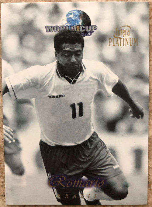 ROMARIO - FUTERA PLATINUM WORLD CUP 1998 - "RARE" TRADING CARD 39
