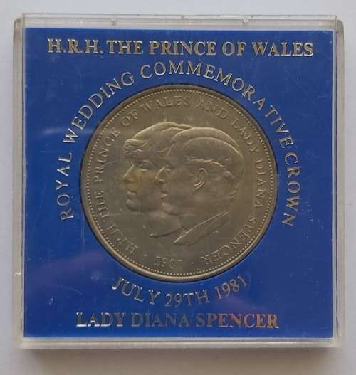 ROYAL WEDDING 1981 CROWN - IN SEALED CASE