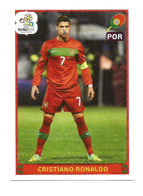 CRISTIANO RONALDO - PANINI UEFA `EURO 2012` STICKER COLLECTION  - `ACTION` STICKER 280