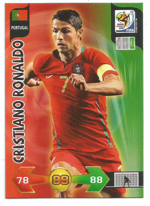 CRISTIANO RONALDO - PANINI FIFA WORLD CUP 2010 COLLECTION - BASE TRADING CARD