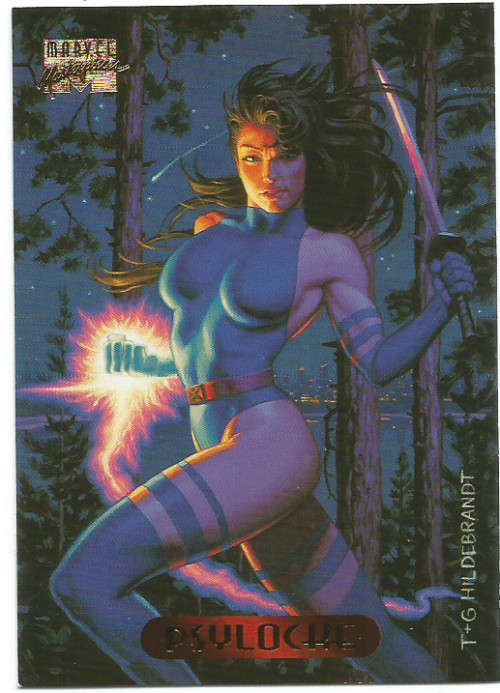 PSYLOCKE - MARVEL MASTERPIECES 1994 TRADING CARD 93