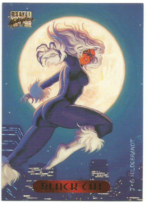 BLACK CAT - MARVEL MASTERPIECES 1994 TRADING CARD 6