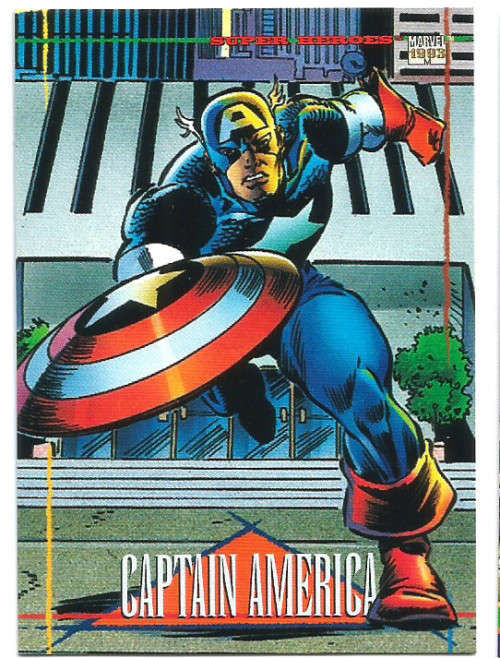 CAPTAIN AMERICA - MARVEL UNIVERSE 1993 TRADING CARD