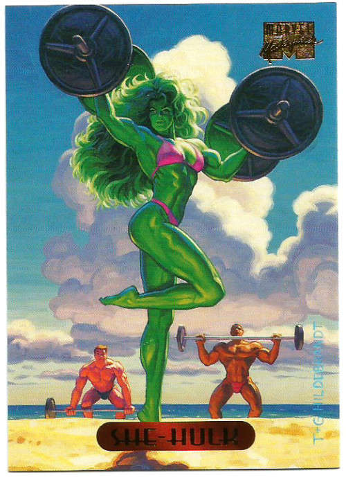 SHE HULK - MARVEL MASTERPIECES 1994 TRADING CARD 108