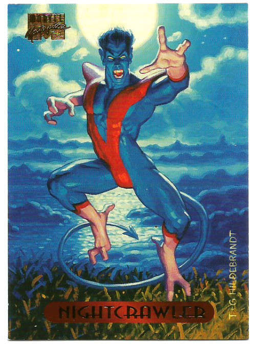 NIGHTCRAWLER - MARVEL MASTERPIECES 1994 TRADING CARD 84