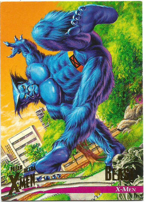 BEAST - MARVEL FLEER ULTRA X-MEN 1995 TRADING CARD 79