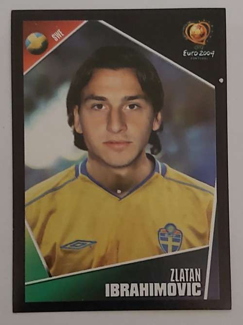 ZLATAN IBRAHIMOVIC - PANINI EUFA EURO 2004 STICKER COLLECTION - STICKER 197