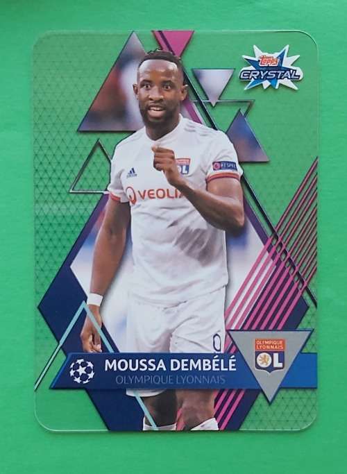 MOUSSA DEMBELE - TOPPS "CRYSTAL" 2020 - ULTRA CLEAR "ACETATE" TRADING CARD 82