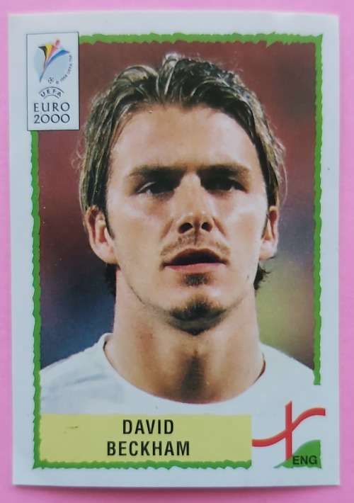DAVID BECKHAM - PANINI EUFA EURO 2000 STICKER COLLECTION - STICKER 85