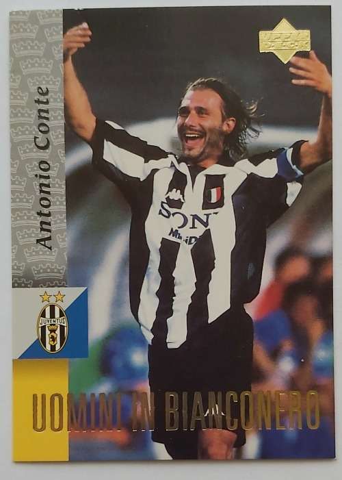 ANTONIO CONTE - UPPER DECK "JUVENTUS 1995" COLLECTION - "BASE" TRADING CARD 54
