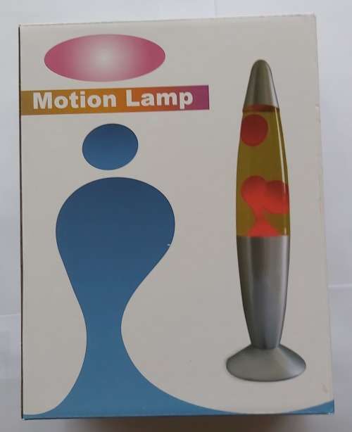 LAVA LAMP - KM1037 34,5cm TALL - RED COLOUR