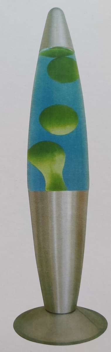 LAVA LAMP - KM1031 41cm TALL - BLUE COLOUR