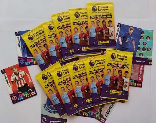 PANINI ENGLISH PREMIER LEAGUE 2020-2021 Adrenalyn XL Collection - LOT of 10 Booster Packets