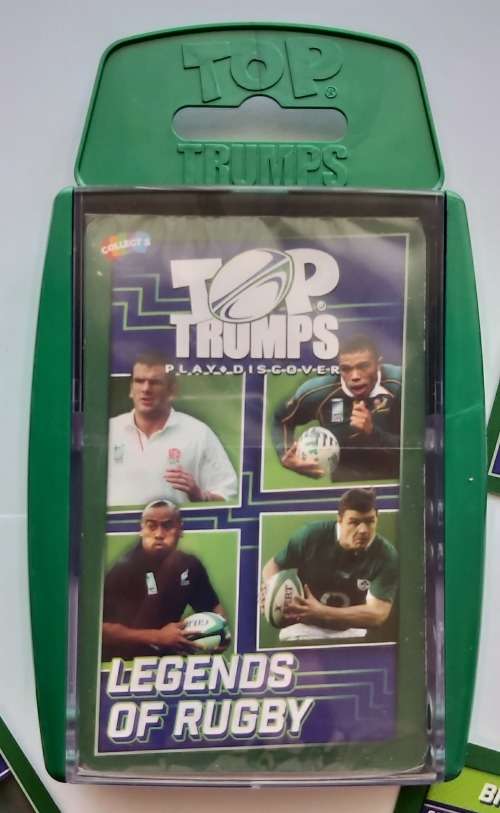 RUGBY LEGENDS (World Rugby) - TOP TRUMPS 2020 - COMPLETE SET of 30 TOP TRUMPS CARDS
