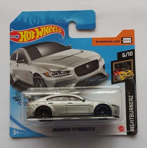 JAGUAR XE SV PROJECT 8 - HOTWHEELS 2020 - 1:64 NIGHTBURNERZ 171 of 250