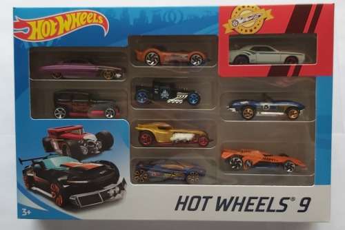 HOT WHEELS 9 - HOT WHEELS `HOT ROD` EDITION 2020 - 1:64 GIFT PACK of 9 HOT WHEELS MODELS