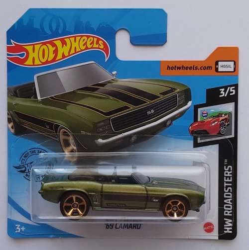 CAMARO 1969 - HOTWHEELS 2020 - 1:64 HW ROADSTERS 190 of 250