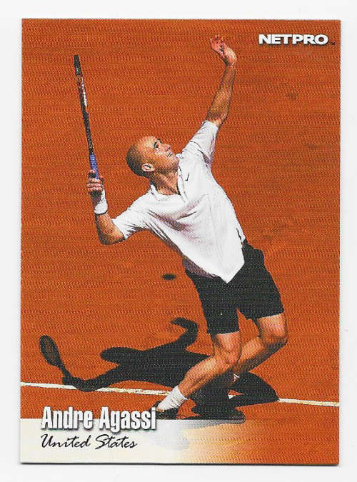 ANDRE AGASSI - NETPRO TENNIS 2003 (International) - RARE TRADING CARD 86