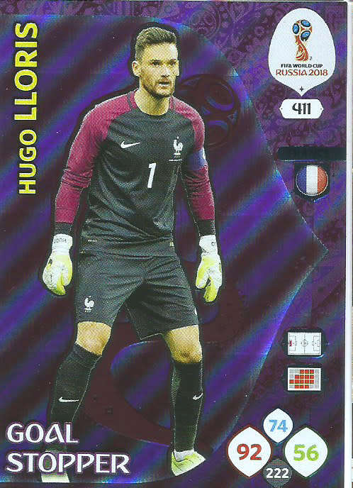 FRANCE - PANINI FIFA WORLD CUP 2018 RUSSIA - COMPLETE TEAM OF 21 `BASE and FOIL` TRADING CARDS