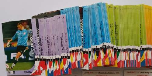 EURO 2008  - PANINI `UEFA EURO 2008` COLLECTION - JOB LOT of 181 `BASE` TRADING CARDS