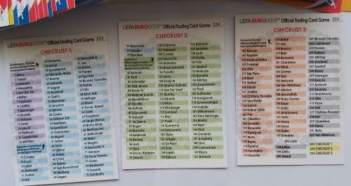 EURO 2008  - PANINI `UEFA EURO 2008` COLLECTION - JOB LOT of 181 `BASE` TRADING CARDS