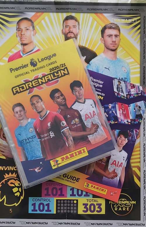 PANINI ENGLISH PREMIER LEAGUE 2020-2021 COLLECTION - SET of 424 TRADING CARDS with ALBUM