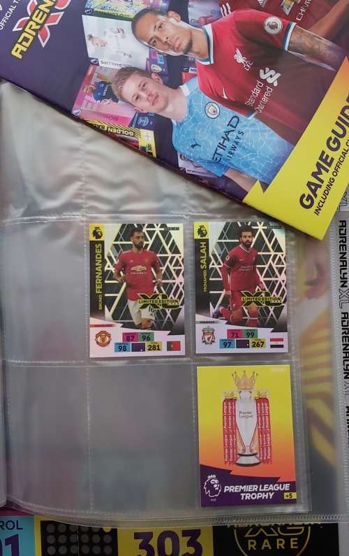 PANINI ENGLISH PREMIER LEAGUE 2020-2021 COLLECTION - SET of 424 TRADING CARDS with ALBUM