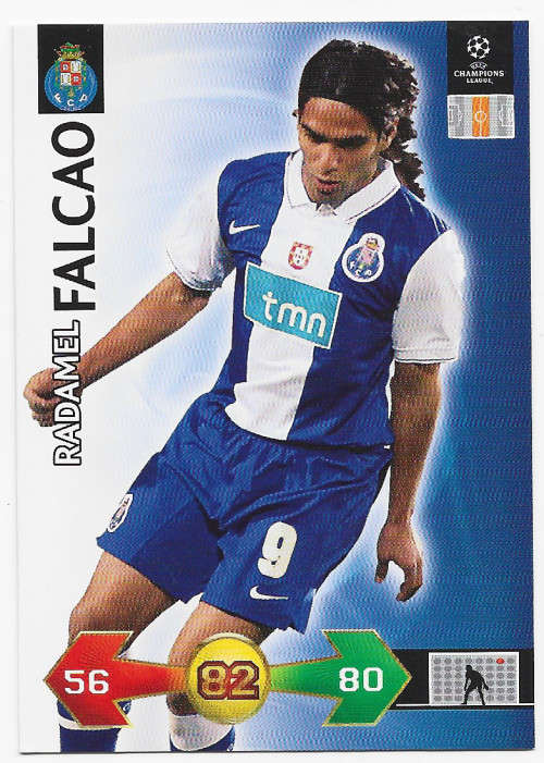 FALCAO (Porto) - PANINI CHAMPIONS LEAGUE `S/STRIKES` 2009/10 - ROOKIE `BASE` TRADING CARD