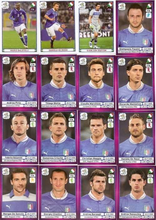 EURO 2012 - PANINI `UEFA EURO 2012` STICKER COLLECTION - LOT OF 50 STICKERS LOT 1