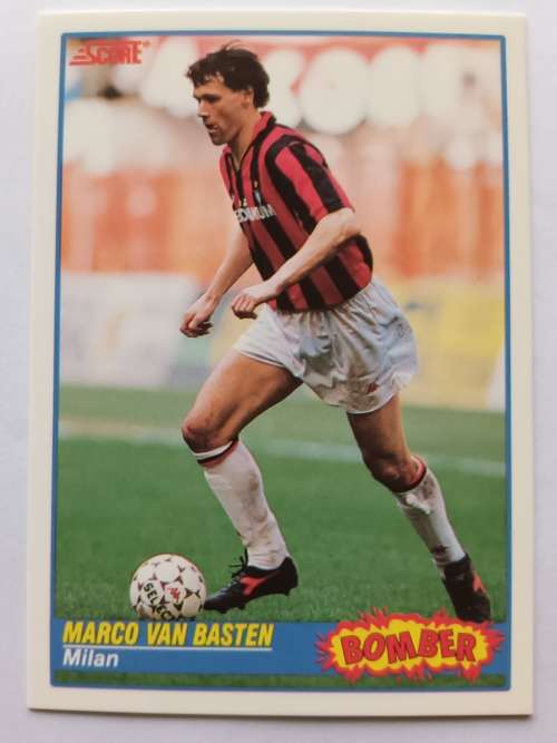 MARCO VAN BASTEN(Holand/AC Milan) - SCORE `Italian SERIE A` 1992 - RARE TRADING CARD A