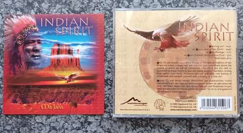INDIAN SPIRIT MUSIC CD - `INDIAN RELAXING TUNES` - RELAXING TUNES CD in good condition