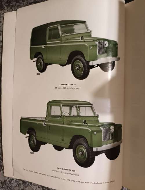 LAND ROVER 88 and 109 1969 WORKSHOP MANUAL Part 1 - In Fair Condition