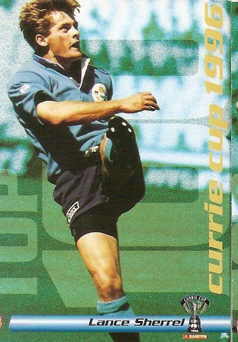 LANCE SHERREL (NORTH TRANSVAAL) - SPORTS DECK RUGBY COLLECTION  1996 - TRADING CARD 28