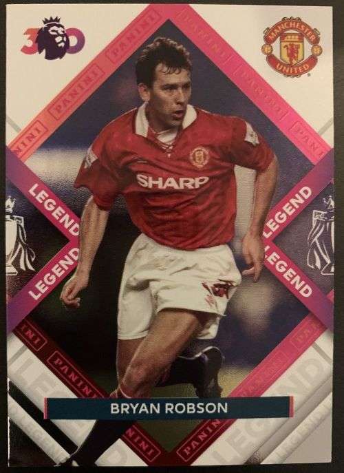 BRYAN ROBSON - PANINI Adrenalyn Eng. Premier League 2022/2023 - `LEGEND` LIMITED EDITION CARD