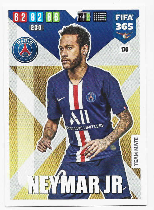 NEYMAR Jr - PANINI FIFA 365 COLLECTION 2020 -  BASE TRADING CARD 170