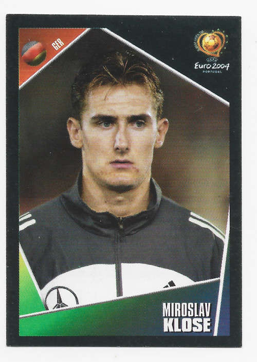 MIROSLAV KLOSE - PANINI EUFA EURO 2004 STICKER COLLECTION - ROOKIE STICKER 314
