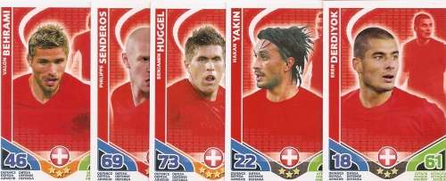 FIFA WORLD CUP 2010 S/Africa - TOPPS COLLECTION - LOT of 50 `BASE` TRADING CARDS