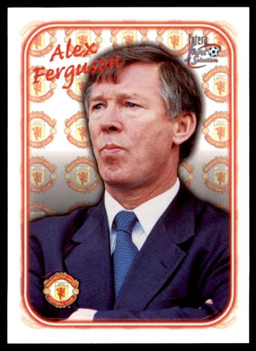Sir ALEX FERGUSON - MAN. UNITED `Futera Fans Selection 1997`  - `EMBOSSED` TRADING CARD SE17