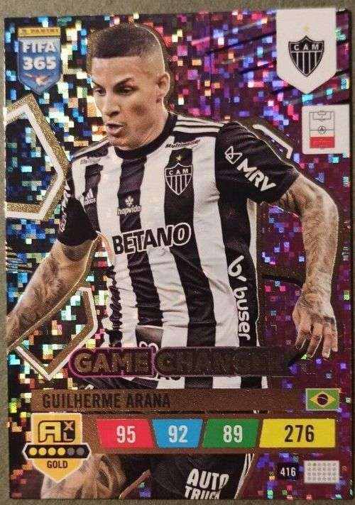 GUILHERME ARANA - PANINI `FIFA 365 COLLECTION` 2023 - `GAME CHANGER` FOIL TRADING CARD 416