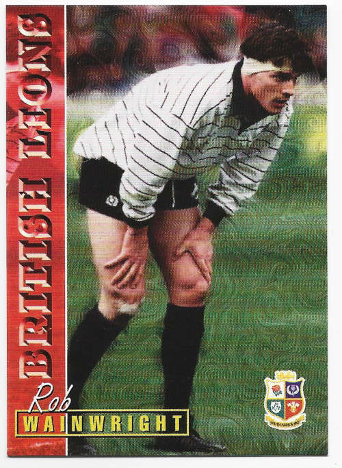 ROB WAINWRIGHT - RUGBY 1997 COLLECTION by PANINI - VERY RARE `BASE` TRADING CARD 98