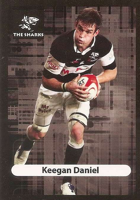KEEGAN DANIEL (Sharks) - BIG BALL RUGBY COLLECTION  2009 - BASE TRADING CARD