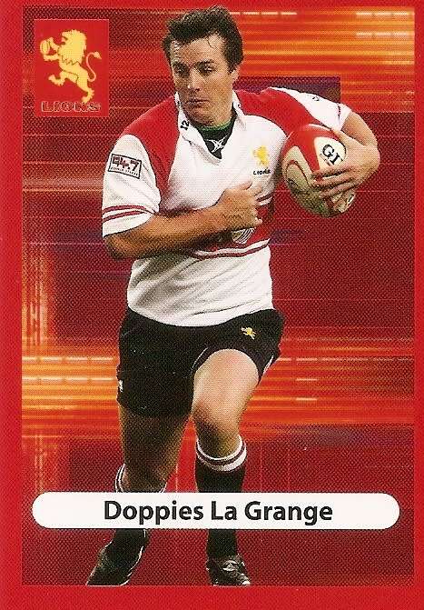 DOPPIES LA GRANGE (Lions) - BIG BALL RUGBY COLLECTION  2009 -  BASE TRADING CARD