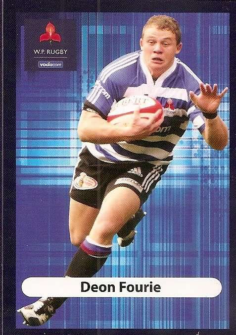 DEON FOURIE (Stormers) - BIG BALL RUGBY COLLECTION  2009 -  BASE TRADING CARD